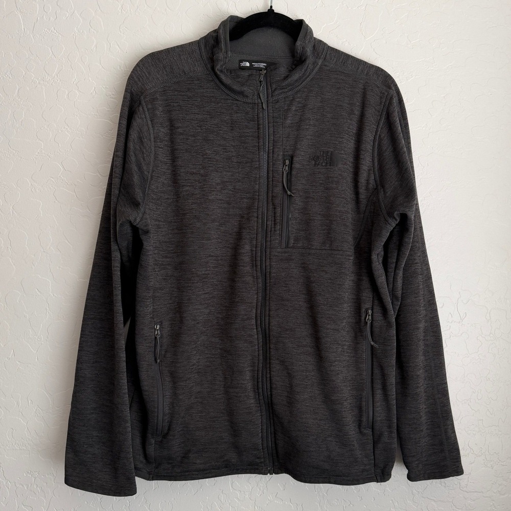 The North Face Men's Full Zip Jacket Gray Large